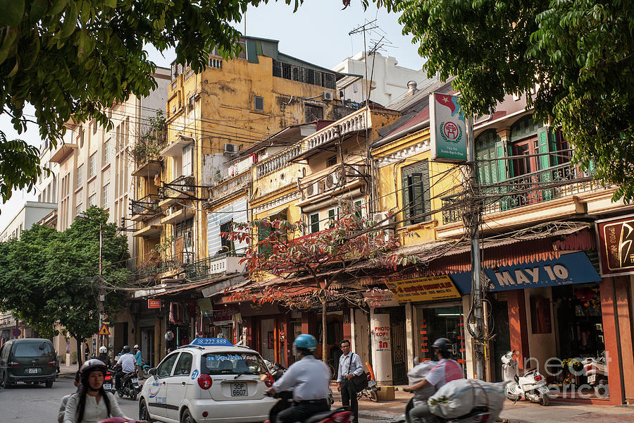 Hanoi Shophouses 12  Photograph by Rick Piper Photography