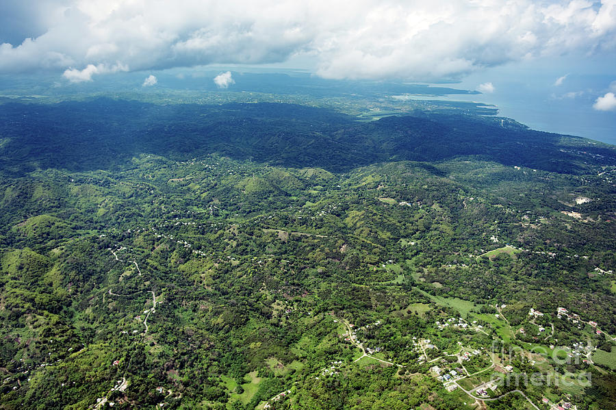 Hanover Parish Jamaica Aerial Photo Photograph by David Oppenheimer