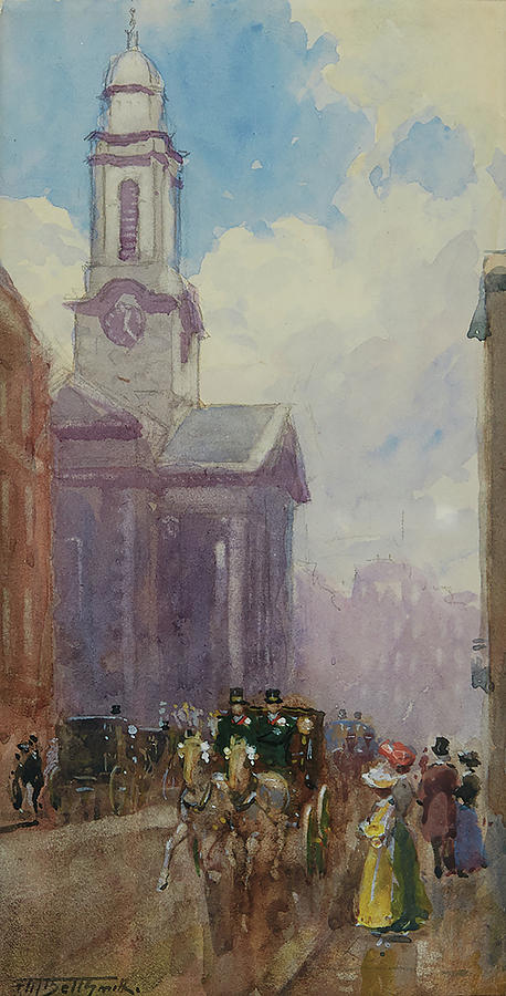 People Painting - Hanover Square by Frederic
