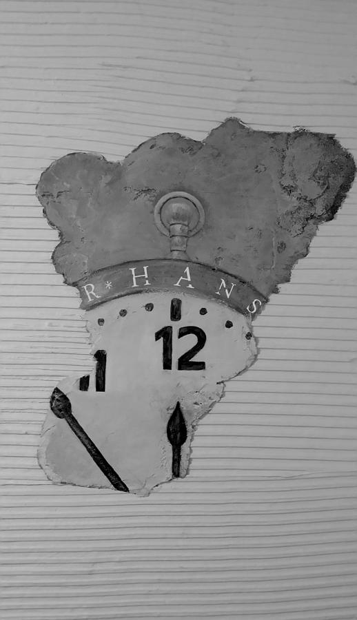 Hans Clock B W  Photograph by Rob Hans