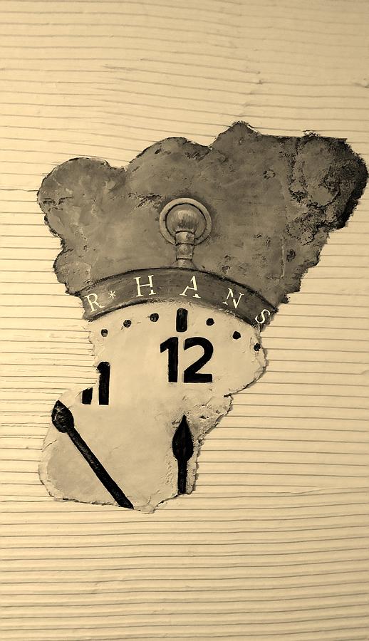 Hans Clock Sepia Photograph by Rob Hans