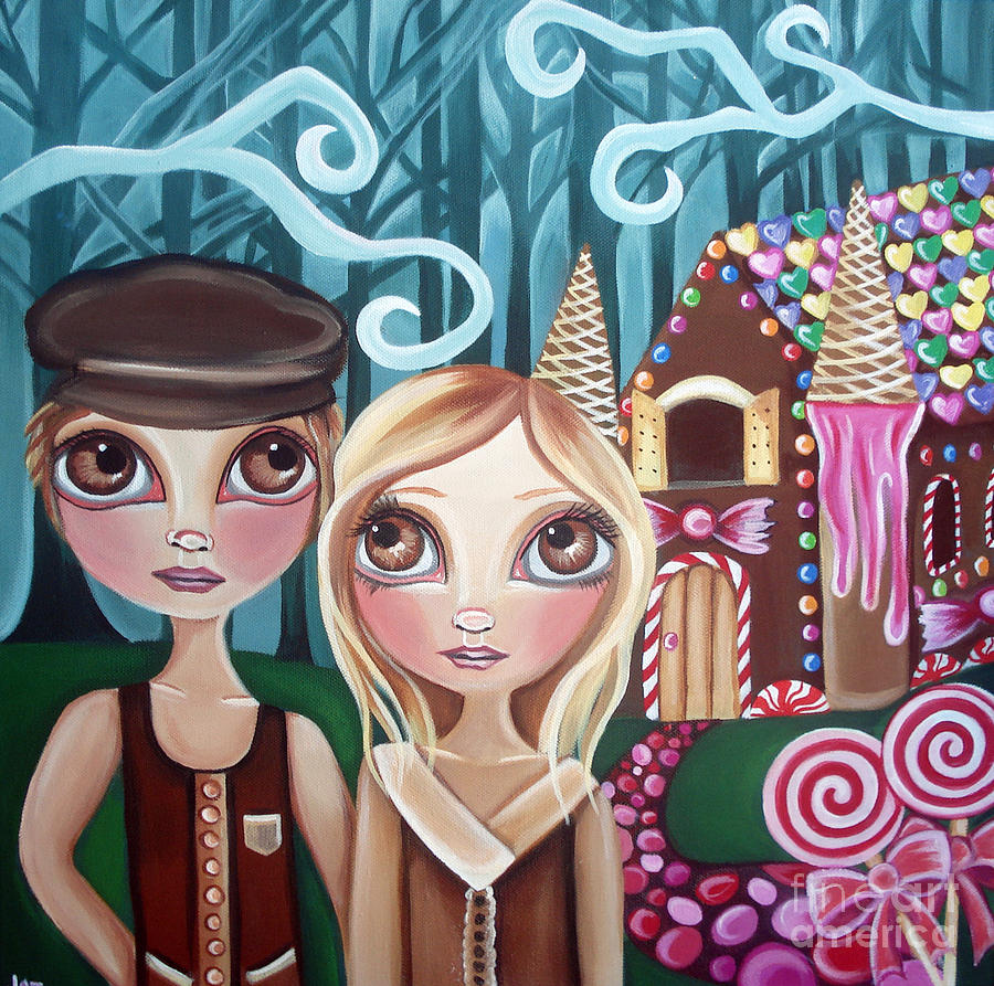 Hansel and Gretel Painting by Jaz Higgins