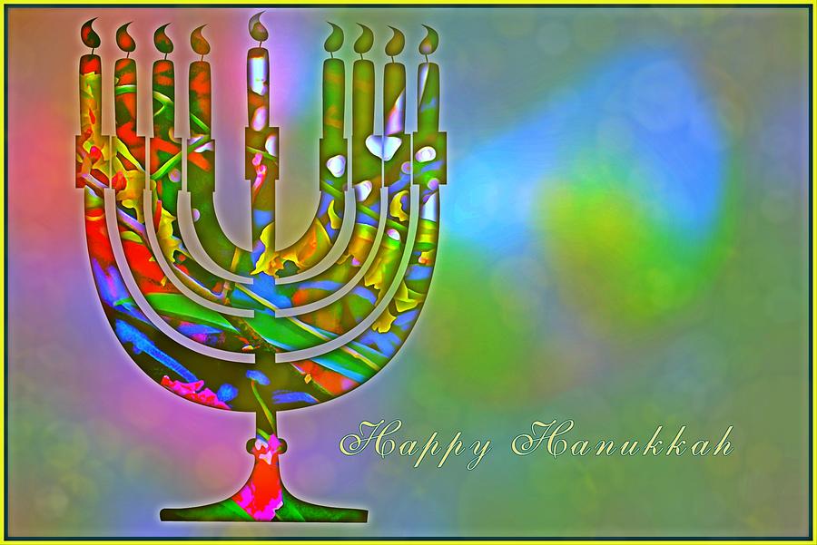 Hanukkah  Painting by Mindy Newman