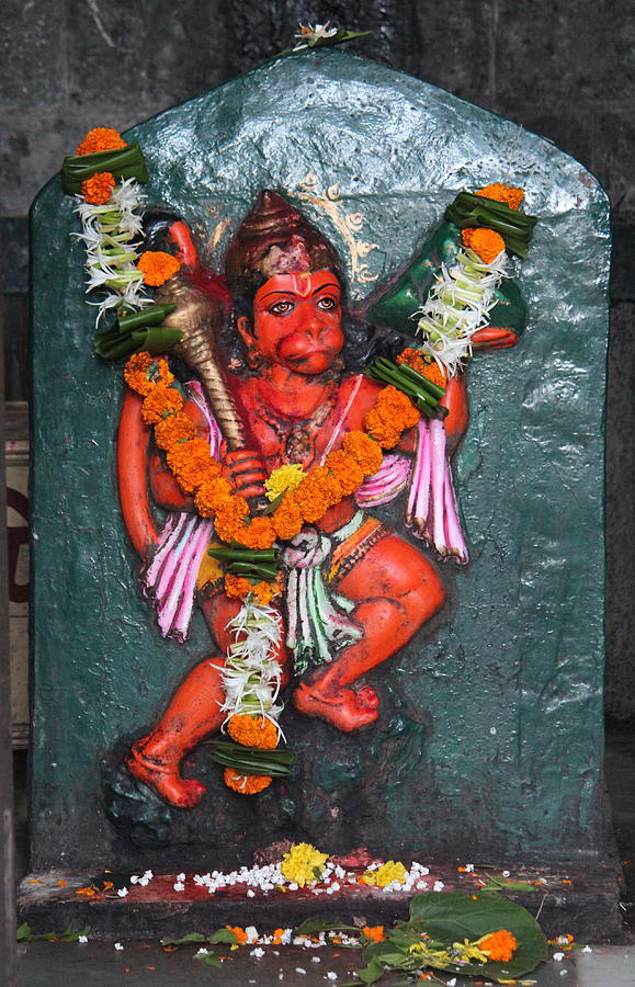 Hanuman Ji, Somewhere Near Ganeshpuri Photograph by Jennifer Mazzucco
