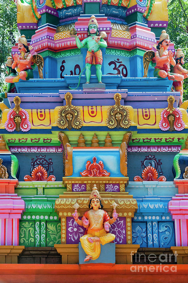 Hanuman Temple Photograph by Tim Gainey