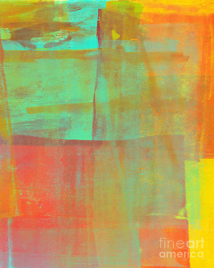Happiness Abstract #3 Painting by Hao Aiken