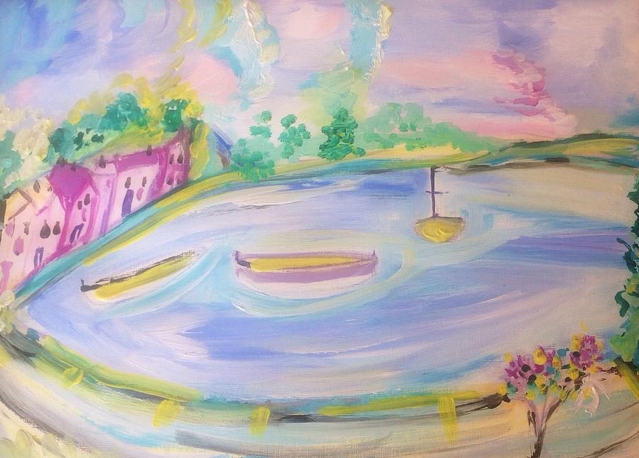 Happiness Bay Painting by Judith Desrosiers