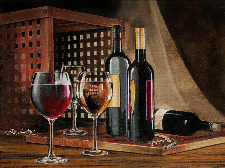 Still Life Painting - Happiness Is... by Bill Dunkley