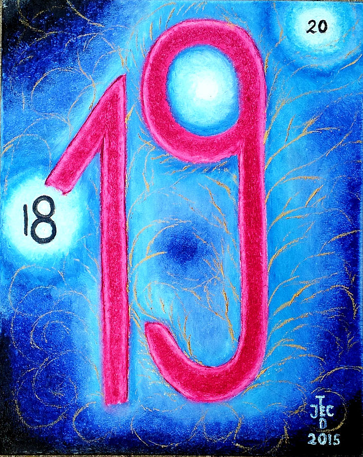 Happy 19 Birthday Painting by Ted Jec