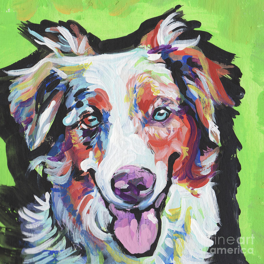 Happy Aussie Painting by Lea