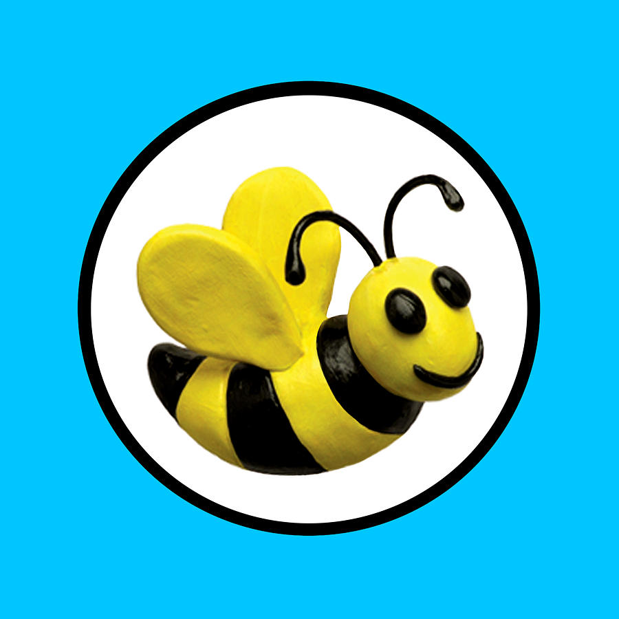 Happy Bee Mixed Media by Amy Vangsgard