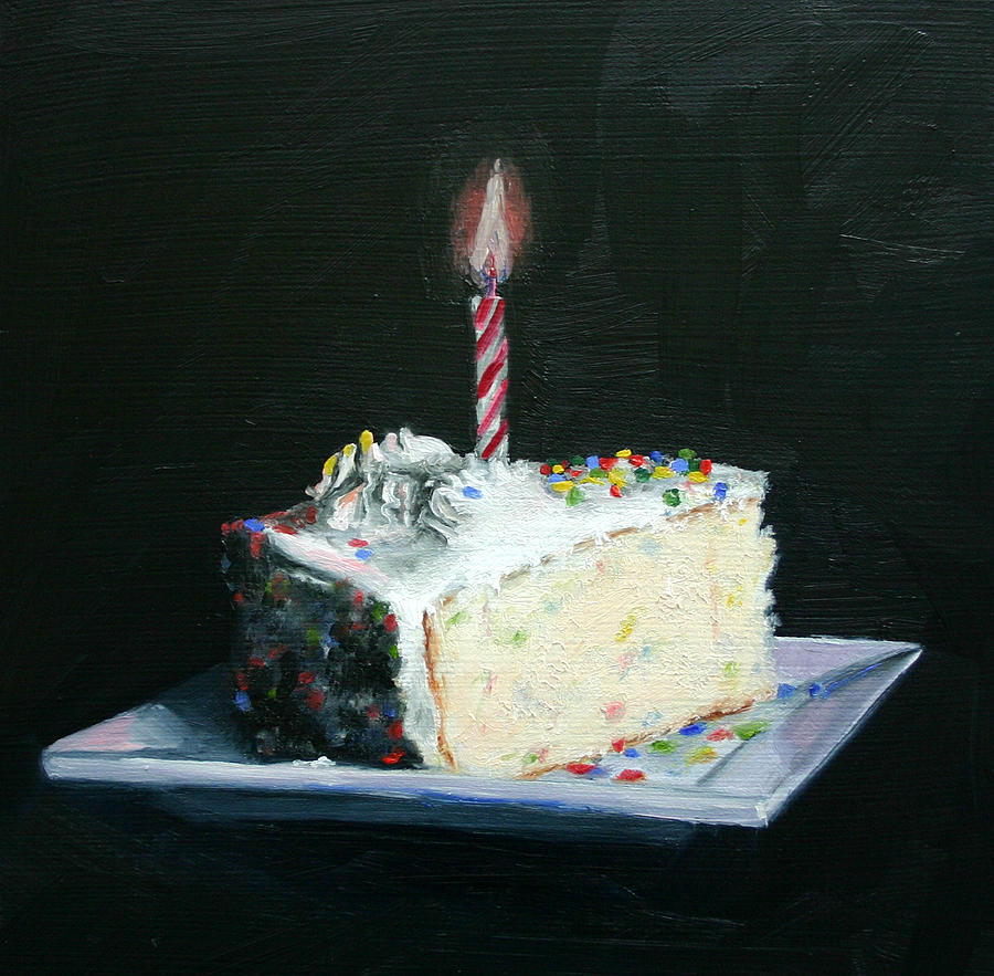  Happy Birthday Painting  by Cindy Cradler