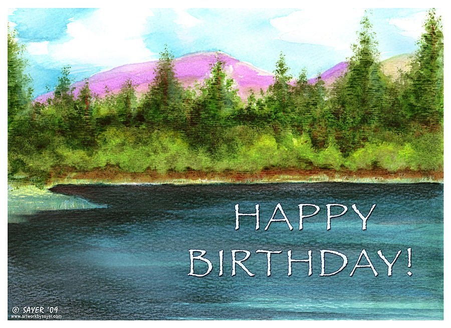 Happy Birthday Drawing by James Sayer - Pixels