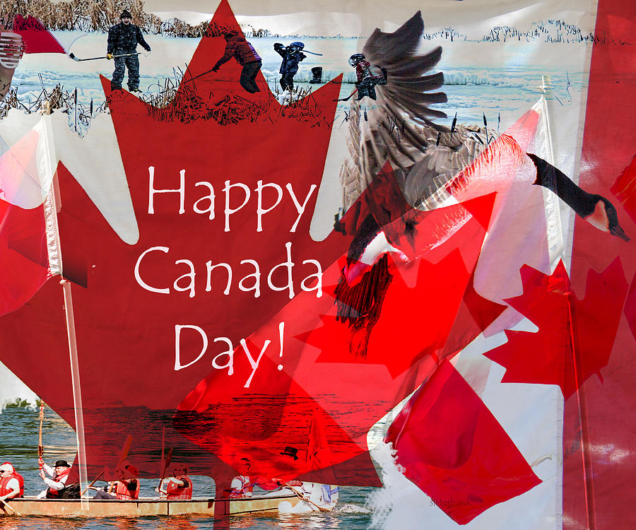 Happy Canada Day Photograph by Kathy Bassett
