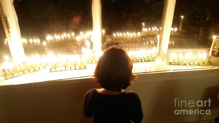 Hanukkah Photograph - Chanukah Lights by Chana Voola