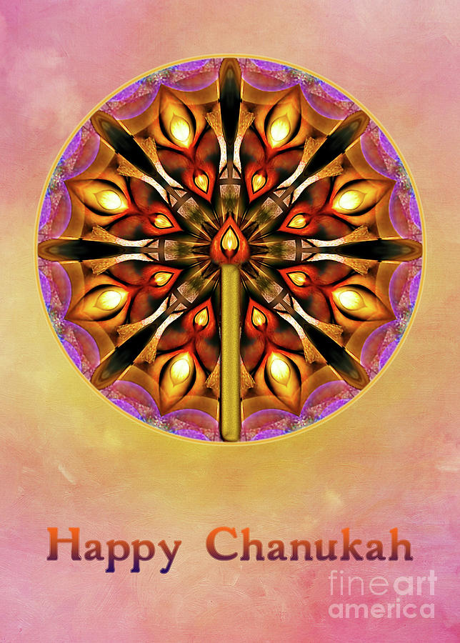 Happy Chanukah Digital Art by Gabriele Pomykaj
