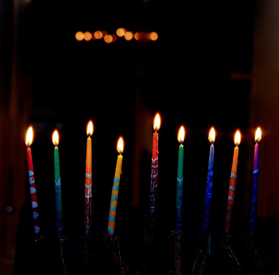 Happy Chanukah Photograph by Hella Buchheim