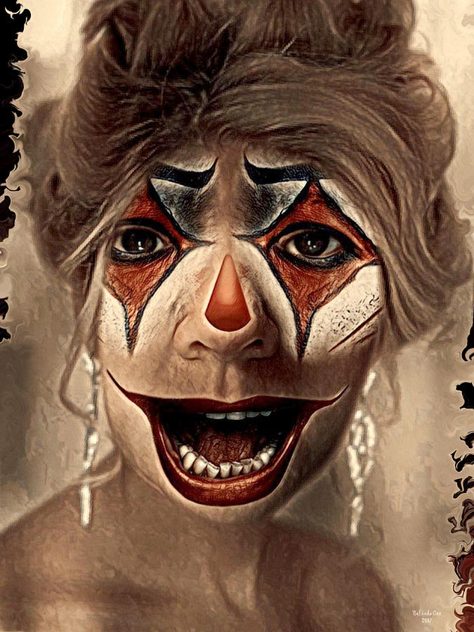 Happy Clown Digital Art by Artful Oasis