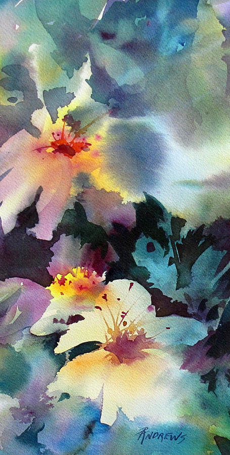 Flower Painting - Happy Dance 2 by Rae Andrews