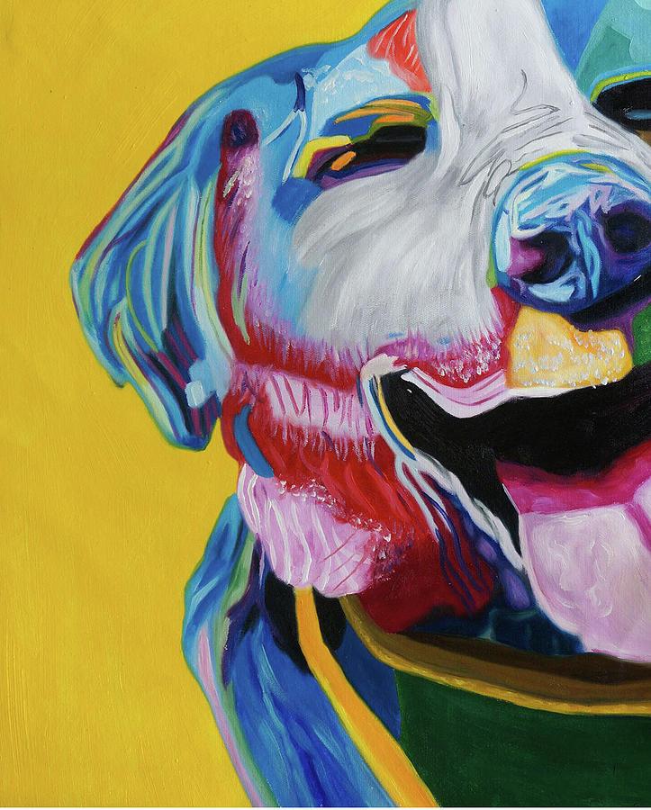 Happy Dog Painting by Artocrat