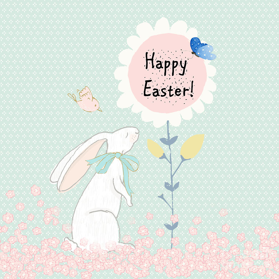 Happy Easter Digital Art by Pam  Holdsworth