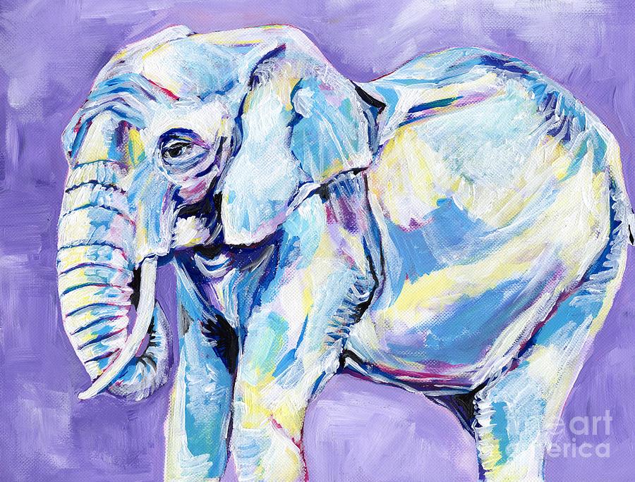 Happy Elephant 2 Painting by Anne Seay