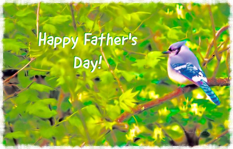 Happy Fathers Day Digital Art by Diane Lindon Coy
