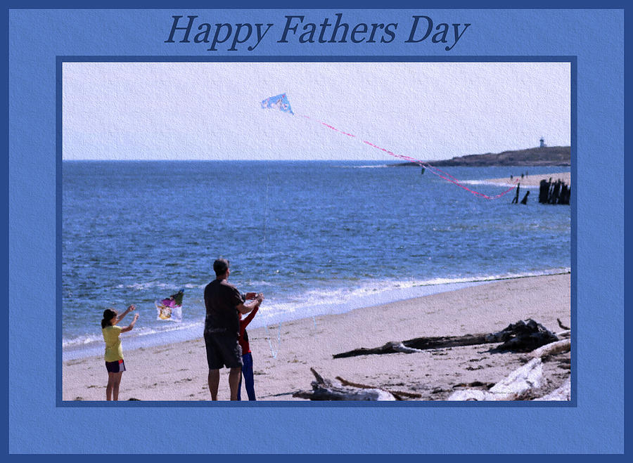 Happy Fathers Day - Flying Kites Photograph by Sandra Huston