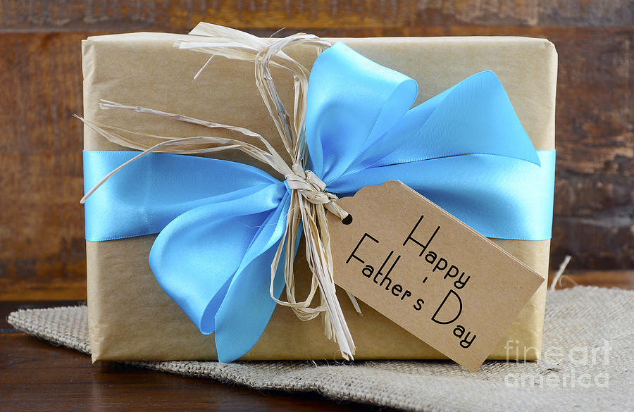 Happy Fathers Day Rustic Gift Photograph by Milleflore Images