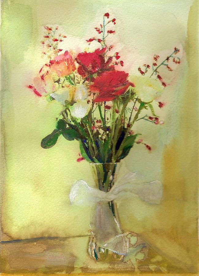 Happy Flowers Painting by Ena Carroll | Fine Art America