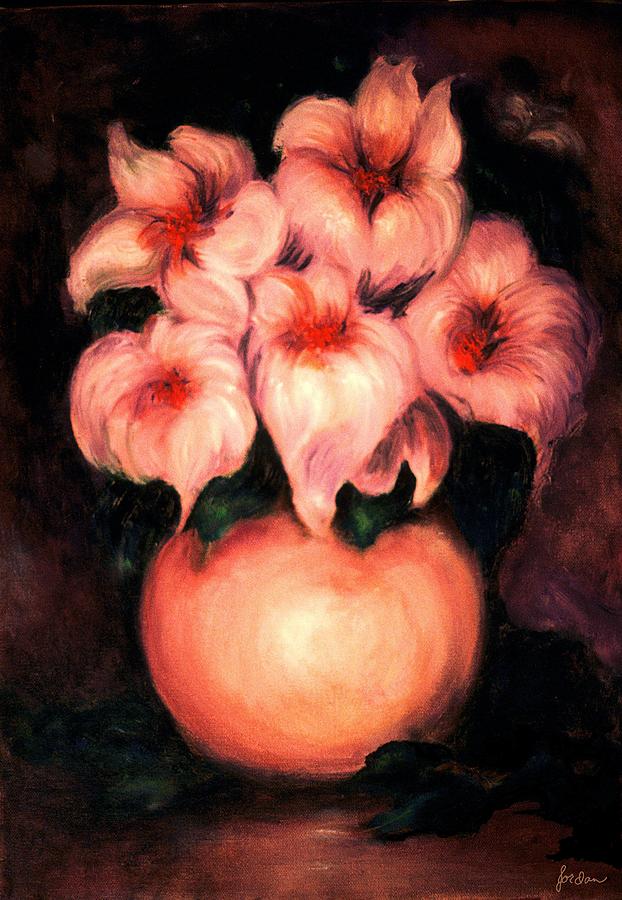 Flowers Still Life Painting - Happy Flowers by Jordana Sands