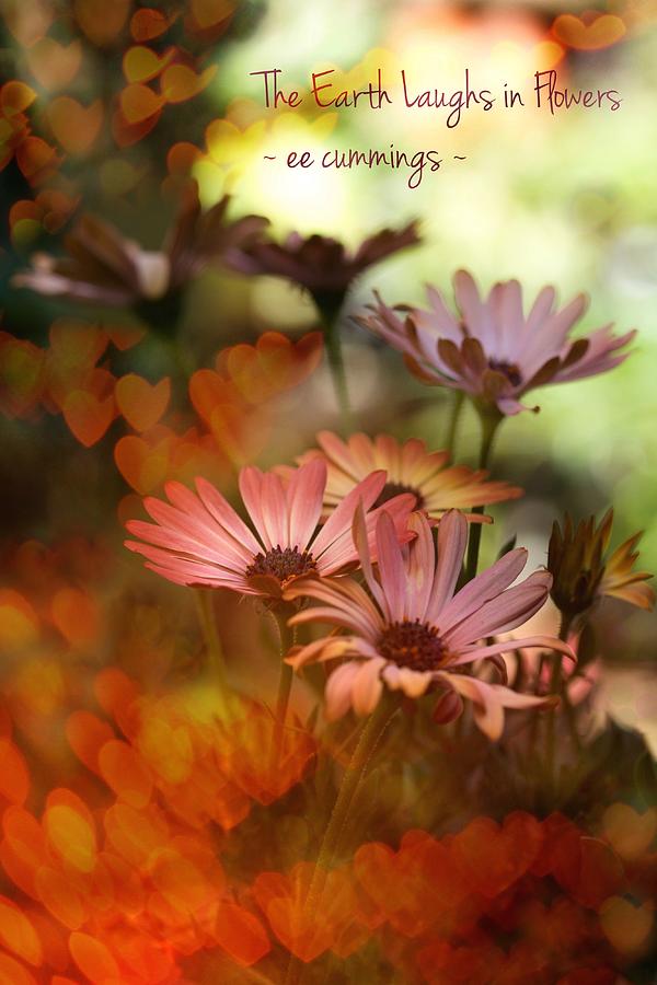 Nature Photograph - Happy Flowers by Lisa Comperry