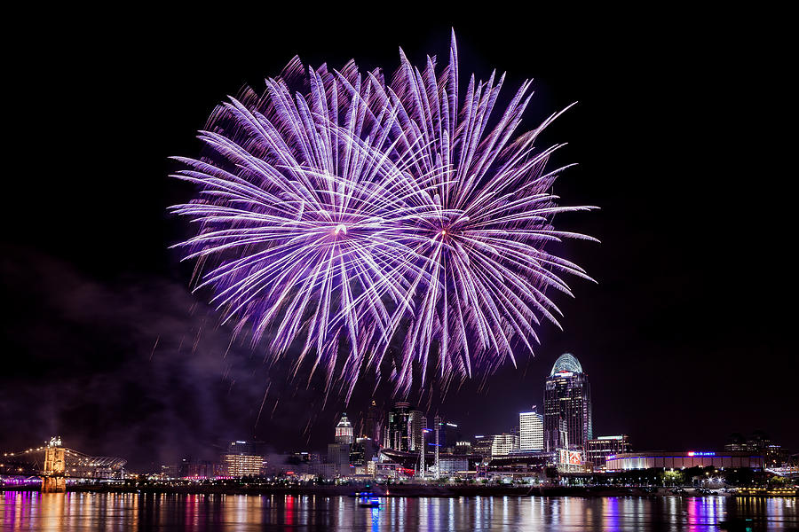 Happy Fourth Cincinnati Photograph by Keith Allen Fine Art America