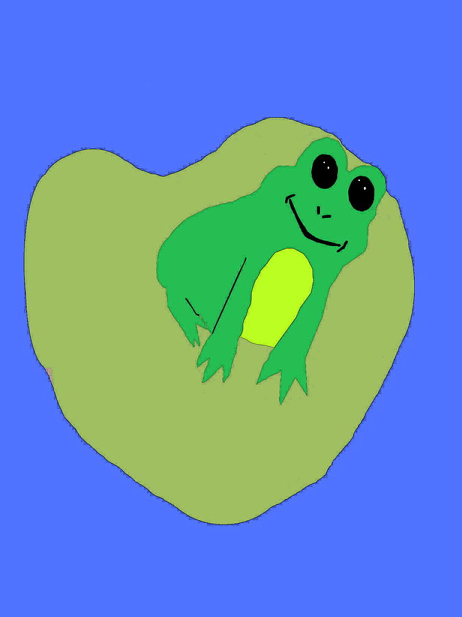 Happy Frog Digital Art