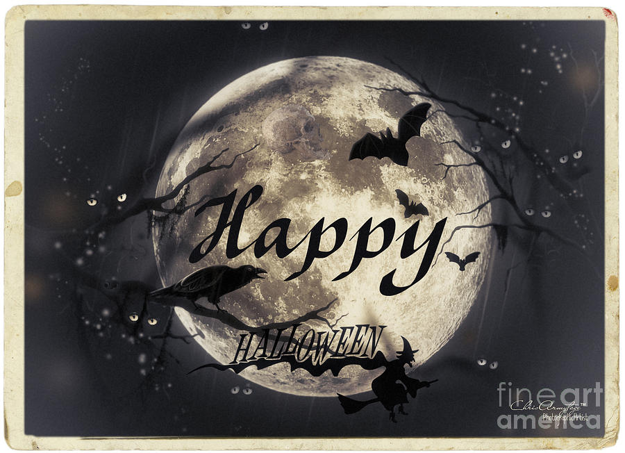Happy Halloween Digital Art by Chris Armytage
