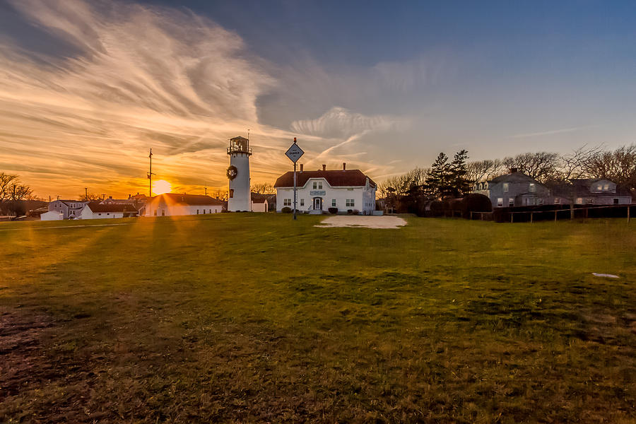 Happy Holidays from Chatham Lighthouse Photograph by Brian MacLean