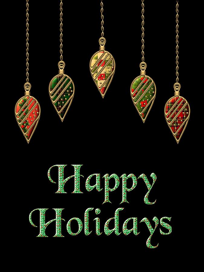 Happy Holidays Merry Christmas Digital Art by Movie Poster Prints