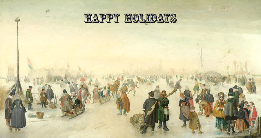 Happy Holidays Mixed Media by Roy Pedersen