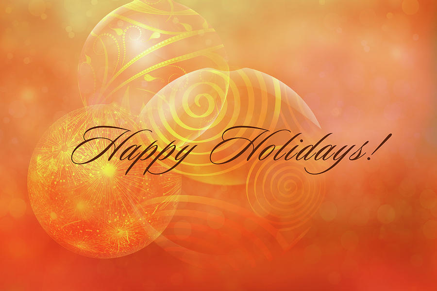 Happy Holidays Digital Art by Terry Davis
