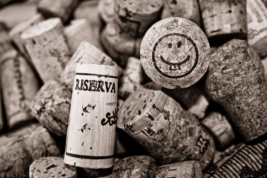 Happy Hour - Corks Photograph by Colleen Kammerer