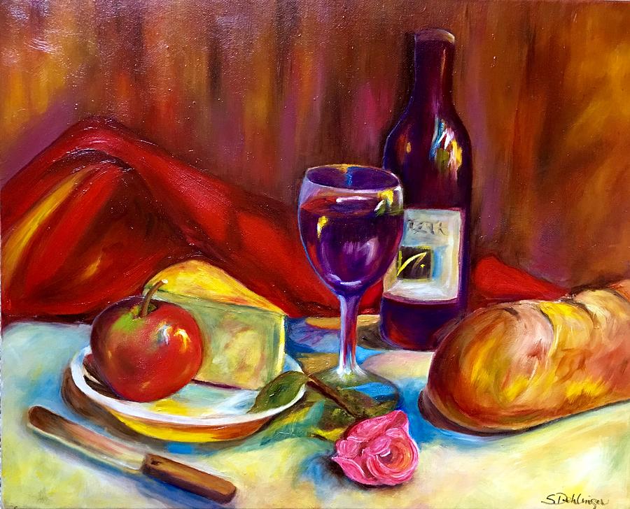 Happy Hour Love Painting by Susan Dehlinger