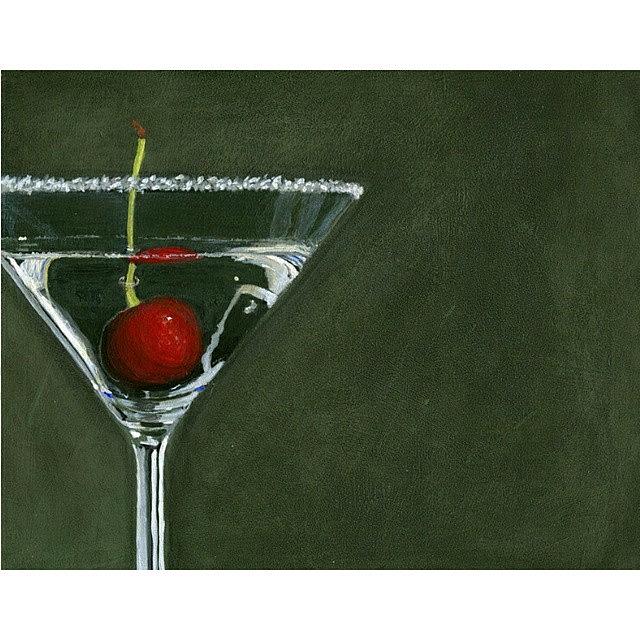 Martini Photograph - Happy by Karyn Robinson