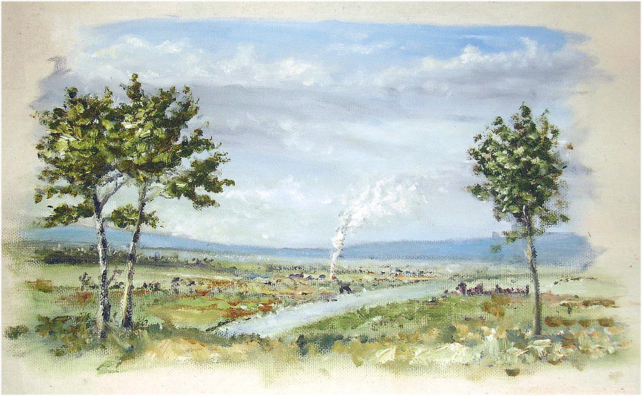Happy Land Painting by Arie Van der Wijst