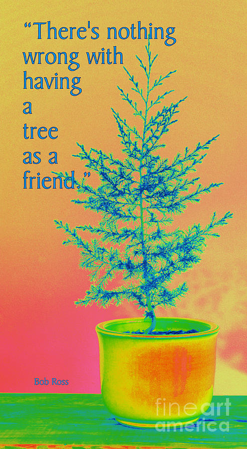 Happy Little Trees Digital Art