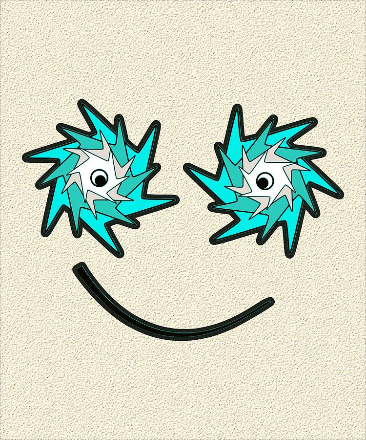 Happy Monster Digital Art by Anastasiya Malakhova