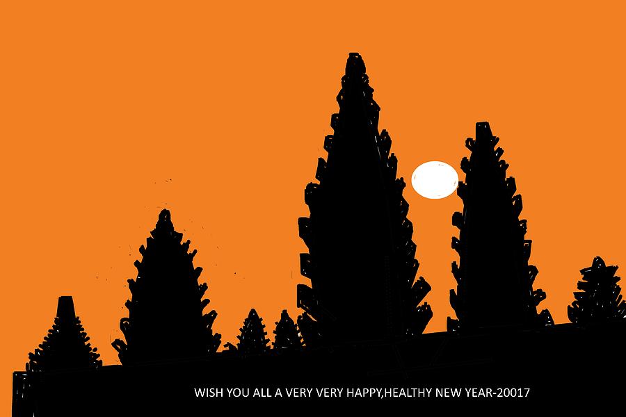 Happy New Year-3 Digital Art by Anand Swaroop Manchiraju