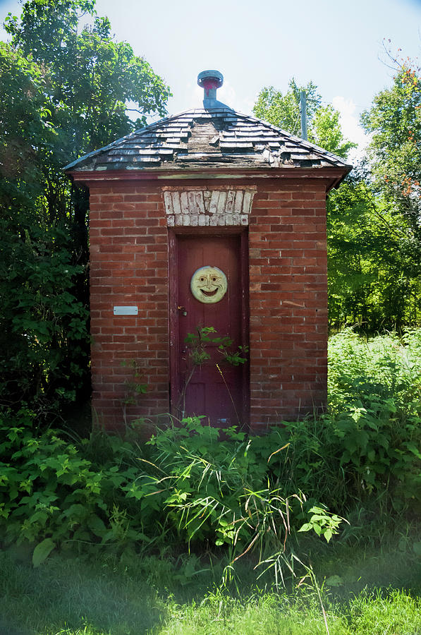 Architecture Photograph - Happy Outhouse by Phyllis Taylor