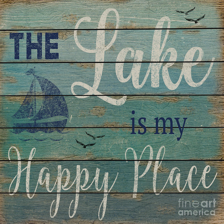 Happy Place-JP3838 Painting by Jean Plout