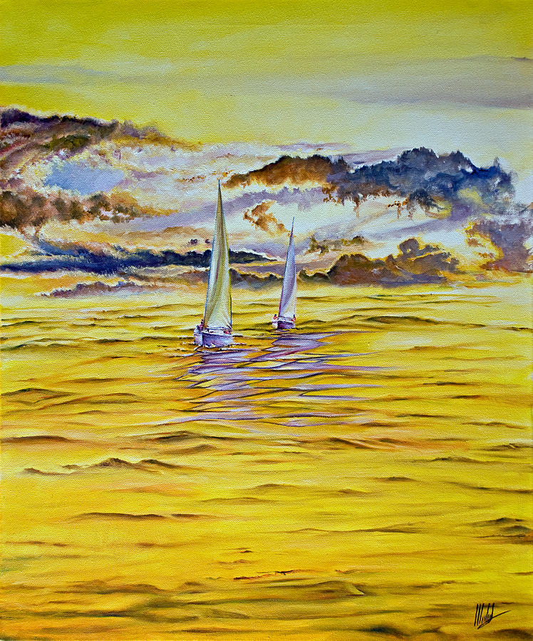 Happy Sailing Painting by Michelangelo Rossi