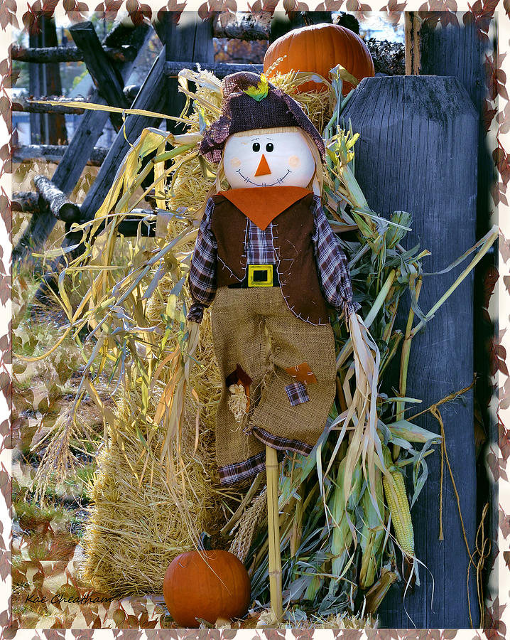 Happy Scarecrow Photograph by Kae Cheatham
